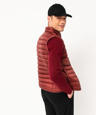 Blouson homme matelassé sans manches vue3 - GEMO 4G HOMME - GEMO