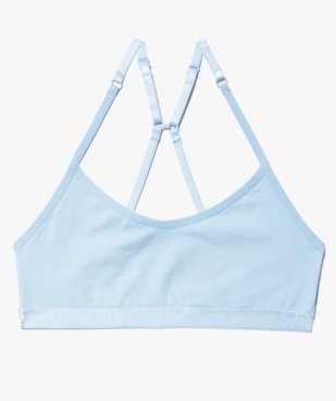 Brassière fille à fines bretelles multipositions vue1 - GEMO 4G FILLE - GEMO