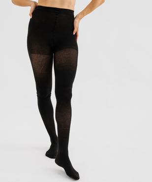 Collant chaud côtelé femme vue2 - GEMO(HOMWR FEM) - GEMO