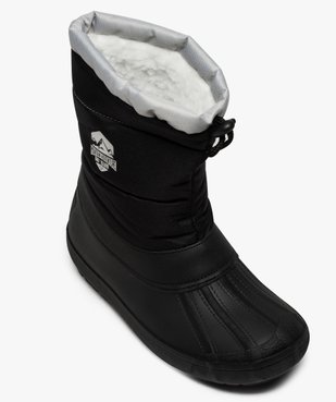Après-ski bi-matières avec col contrastant vue5 - GEMO (ENFANT) - GEMO