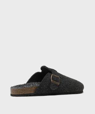Chaussons mules fourrés en feutrine homme - Roadsign vue4 - ROADSIGN D - GEMO