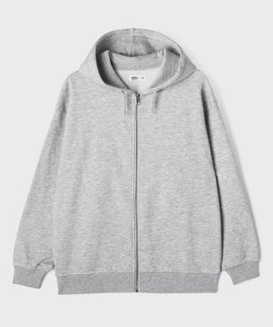 Sweat zippé à capuche fille vue1 - GEMO 4G FILLE - GEMO