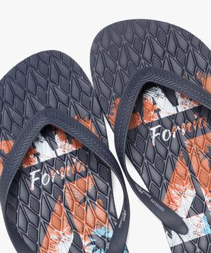 Tongs imprimées à semelle fantaisie homme  vue3 - GEMO (PLAGE) - GEMO