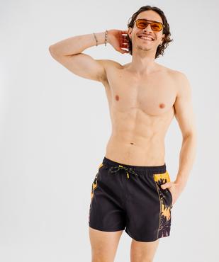 Short de bain à motif palmiers homme - Freegun vue1 - FREEGUN - GEMO