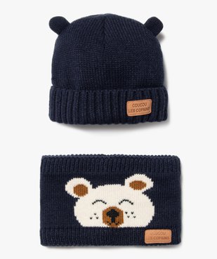 Ensemble accessoires hiver bébé garçon vue1 - GEMO(BEBE DEBT) - GEMO