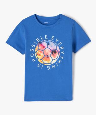 Tee-shirt garçon à manches courtes imprimé Venice beach vue1 - GEMO (ENFANT) - GEMO