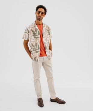 Pantalon chino coupe Slim homme vue4 - GEMO 4G HOMME - GEMO