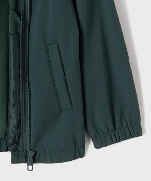 Blouson à capuche doublé polaire garçon vue3 - GEMO (ENFANT) - GEMO