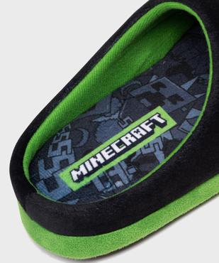 Chaussons mules en velours doux imprimés garçon - Minecraft vue6 - MINECRAFT - GEMO