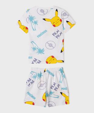 Pyjashort en coton à motifs Pikachu garçon - Pokemon vue3 - POKEMON - GEMO