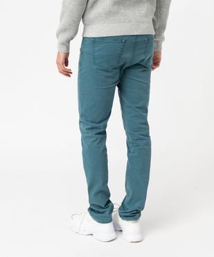 Pantalon slim stretch 5 poches homme vue3 - GEMO 4G HOMME - GEMO