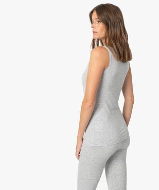 Débardeur femme en coton à col rond vue3 - GEMO(FEMME PAP) - GEMO