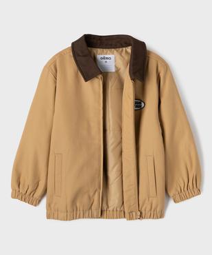 Blouson en coton avec rembourrage fin garçon vue3 - GEMO (ENFANT) - GEMO