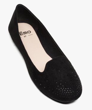 Ballerines femme style slippers unies avec strass vue5 - GEMO(URBAIN) - GEMO