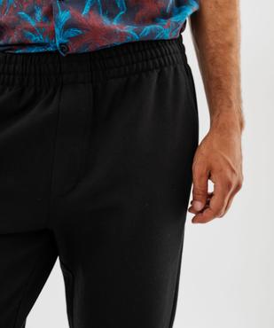 Pantalon en maille sergée casual homme vue2 - GEMO (HOMME) - GEMO