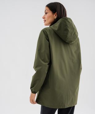 Imperméable réversible et déperlant à capuche femme vue3 - GEMO 4G FEMME - GEMO