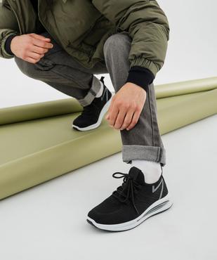 Baskets basses en mesh sans coutures homme vue1 - 5 MILES - GEMO