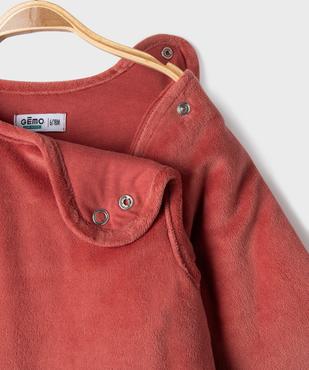 Gigoteuse hiver avec manches amovibles TOG 2,5 bébé fille vue3 - GEMO 4G BEBE - GEMO