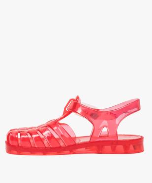 Sandales fille pour la plage en plastique coloré vue3 - GEMO (PLAGE) - GEMO