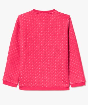 Veste teddy en jersey avec détails pailletés vue2 - GEMO (ENFANT) - GEMO