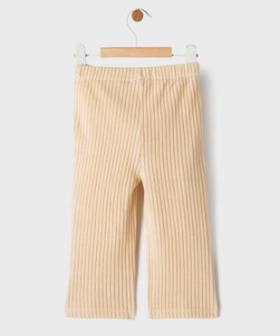 Pantalon évasé côtelé bébé fille vue3 - GEMO(BEBE DEBT) - GEMO