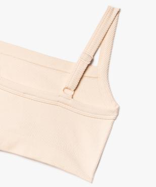 Brassière à col carré et bretelles ajustables fille vue2 - GEMO (JUNIOR) - GEMO