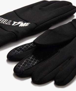 Gants garçon avec inscription sur le dessus vue2 - GEMO (JUNIOR) - GEMO