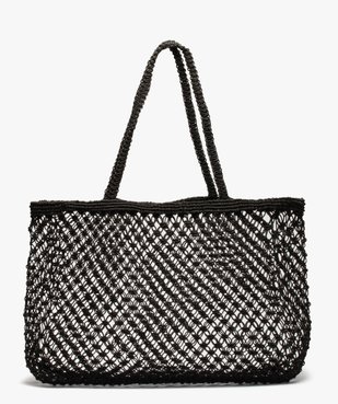 Sac de plage femme macramé en jute vue1 - GEMO (ACCESS) - GEMO