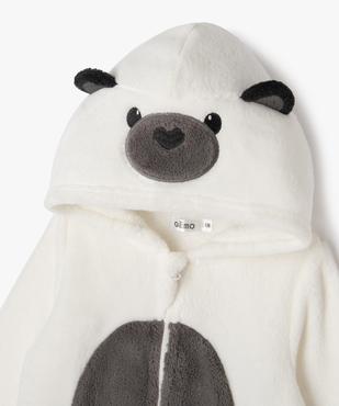 Surpyjama en maille peluche à capuche animée bébé vue3 - GEMO(BB COUCHE) - GEMO