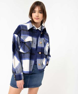 Sur-chemise femme à carreaux - Camps United vue2 - CAMPS UNITED - GEMO