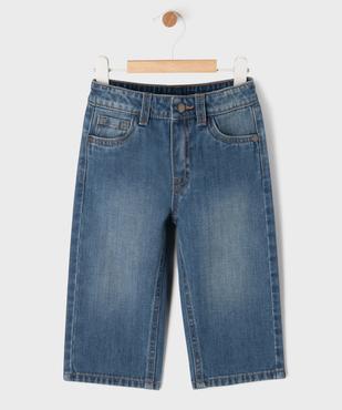Jean droit avec taille ajustable bébé garçon vue1 - GEMO(BEBE DEBT) - GEMO
