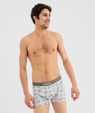 Boxer en coton stretch imprimé homme - The Simpsons (lot de 2) vue4 - SIMPSONS - GEMO