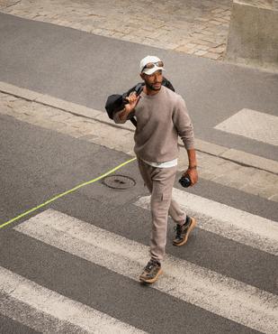 Pantalon de jogging avec poches à rabat homme vue5 - GEMO 4G HOMME - GEMO