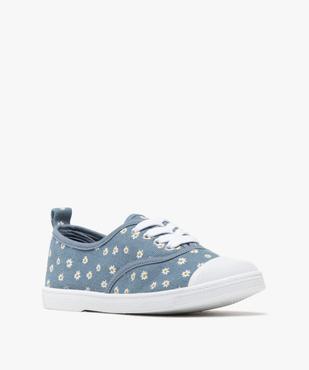 Baskets en toile fleurie et bout en gomme fille vue2 - VALENTINA BALDA - GEMO