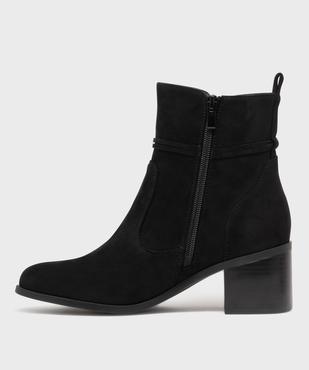 Bottines à talon avec bride fantaisie femme - Valentina Baldano vue3 - VALENTINA BALDANO GEMO FORGOOD - GEMO