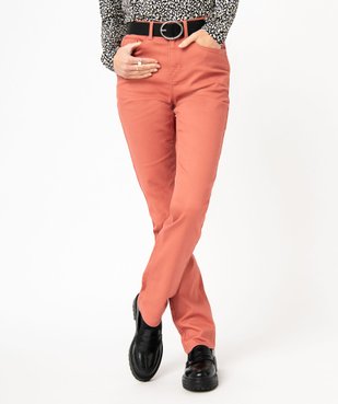 Pantalon coupe Regular taille normale femme vue1 - GEMO 4G FEMME - GEMO