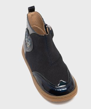 Boots montantes zippées fille - Berlingot by Pom d'Api vue5 - BERLINGOT BY POM D'API (M) - GEMO