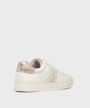 Baskets basses avec touches métallisées femme - Valentina Baldano vue4 - VALENTINA BALDA - GEMO