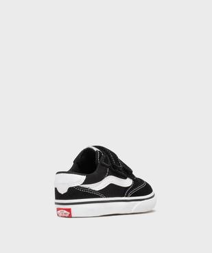 Baskets basses en cuir suédé et textile Brooklyn garçon - Vans vue4 - VANS - GEMO