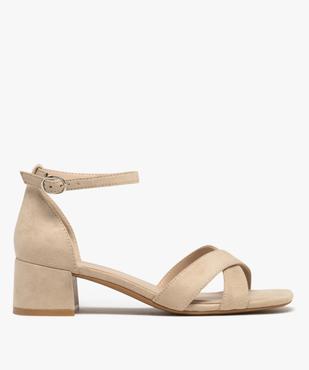 Sandales à brides croisées et talon fermé femme - Valentina Baldano vue2 - VALENTINA BALDA - GEMO