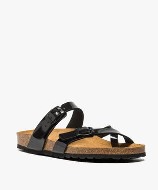 Sandales femme à semelle intérieure anatomique vue2 - GEMO (CASUAL) - GEMO