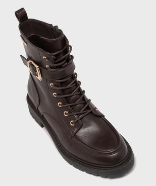 Boots lacets avec bride à boucle femme - LuluCastagnette vue5 - LULUCASTAGNETTE - GEMO