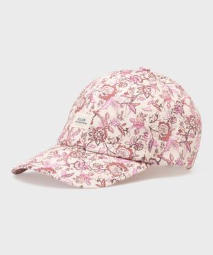 Casquette baseball fleurie femme vue1 - GEMO (ACCESS) - GEMO