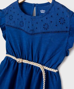 Robe sans manches avec ceinture tressée bébé fille vue2 - GEMO(BEBE DEBT) - GEMO