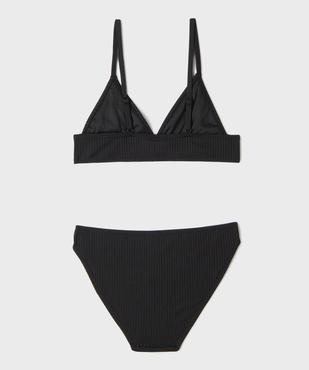 Maillot de bain 2 pièces haut brassière triangle fille vue3 - GEMO (JUNIOR) - GEMO