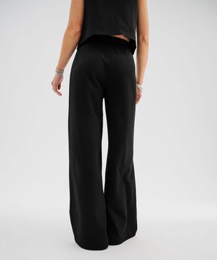 Pantalon large et souple à ceinture élastique femme vue2 - GEMO(FEMME PAP) - GEMO