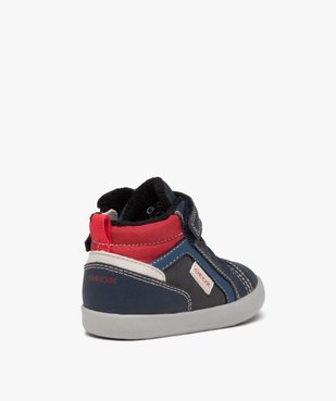 Baskets bébé garçon mid-cut à fermeture zip et scratch - Geox vue4 - GEOX - GEMO