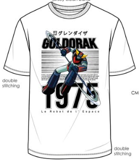 Tee-shirt manches courtes avec motif XXL homme - Goldorak vue1 - GOLDORAK - GEMO