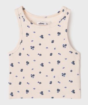 Débardeur en maille côtelée fille vue1 - GEMO (ENFANT) - GEMO