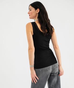 Débardeur en viscose double porté femme vue3 - GEMO 4G FEMME - GEMO